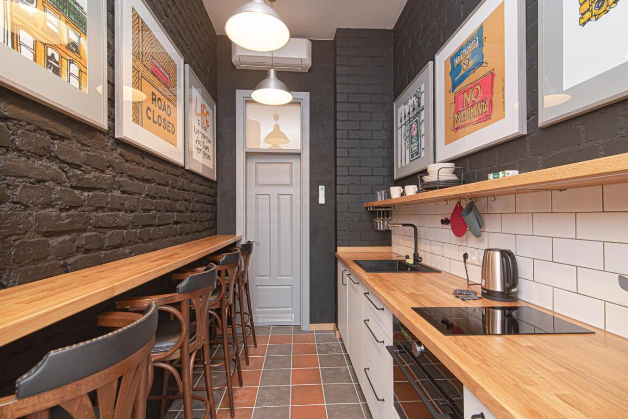 Modern Vilnius Old Town Apartment With Free Parking Exterior foto